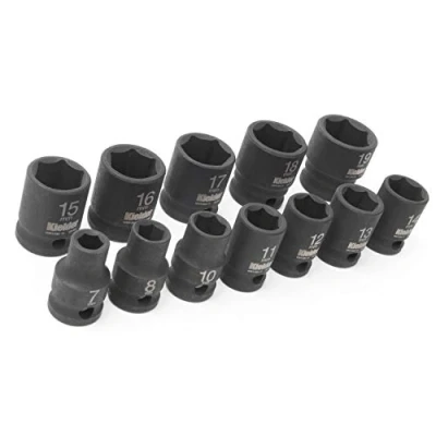 Image of Kielder KWT 384 01 3/8&quot; Short Impact Socket Set (12PC)