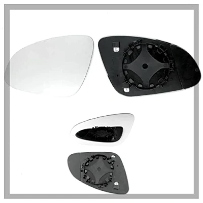 Image of Fits Vauxhall Cascada From 2013 to 2018 Heated Clip on Wing Mirror With Base LEFT HAND (UK Passenger Side)