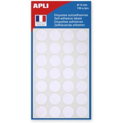 Image of Agipa 111840 Coding Dots Round Diameter: 15 mm White