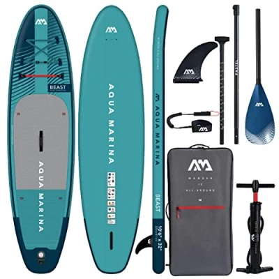 Image of Aqua Marina BEAST 10ft6in Premium Inflatable Stand Up Paddle Board (iSUP) Package, 320 cm Length
