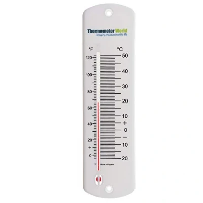 Image of Large Wall Thermometer Garden Greenhouse Home Office Room Use Indoor or Outdoor