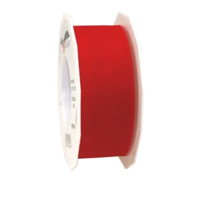 Image of C.E. Pattberg VERONA Decoration Ribbon red, 50 m Tulle Band For Wrapping And Decorating, 40 mm Width, Elegant Easter Decorations, Baby Showers, Christmas, Wedding, Car