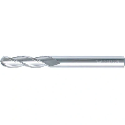 Image of Kennedy 3.00MM Carbide 3 Flute Plain Shank Long Series Ball Nosed End Mills