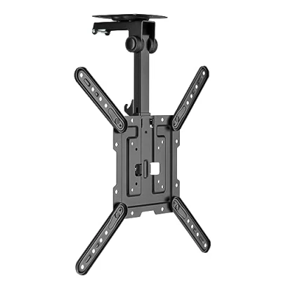 Image of ProperAV Retractable Fold Up Ceiling Mount For Tv Or Monitor