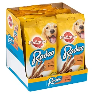 Image of Pedigree Rodeo Dog Treats with Chicken, 84 Sticks