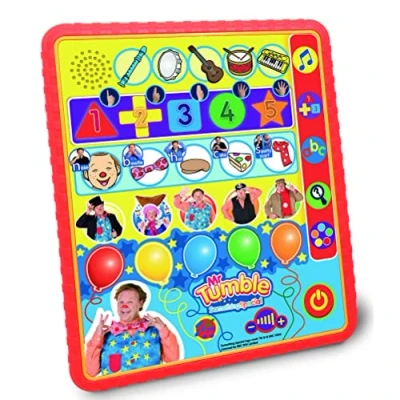 Image of Mr Tumble SS01 Friends Something Special Learning Pad Toy for Kids Helps Child Development and Recognition Skills Features Touchscreen, 6 Fun Interactive Activities, Quiz Mode, 2+ Years, Multi
