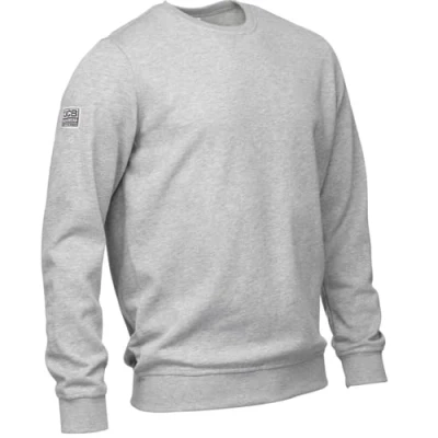 Image of JCB Workwear Men&#039;s Marl Basic Sweatshirt, Grey, M
