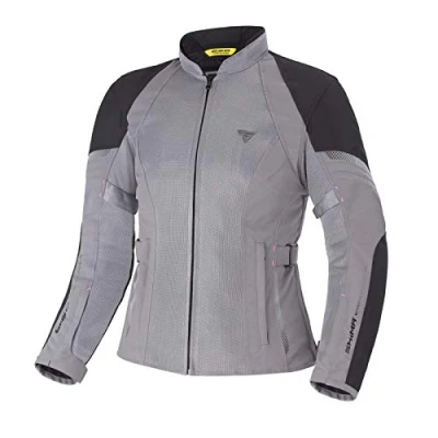 Image of SHIMA JET Breathable MESH Panels, Waterproof, Removable Membrane, Level 2 Back Protector Included, Advanced Adjustment (Women, Jackets, Grey, XL)