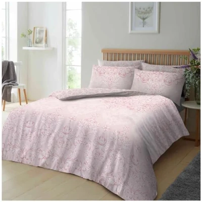 Image of GC GAVENO CAVAILIA Flower Bedding King Size, Floral Duvet Cover Sets, Super Soft &amp; Breathable Reversible Quilt Bedset With Matching Pillowcases, Pink