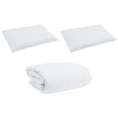 Image of Winter Duvet Other with Pillow 3 pcs White 200 x 220 cm Down vidaXL