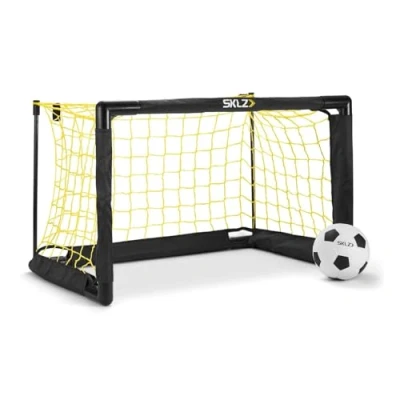 Image of SKLZ Pro Mini Goal with 5&quot; Soft Ball Easy Assembly, Compact Design for Endless Fun Perfect Indoor and Outdoor Use, Enhances Soccer Skills Coordination