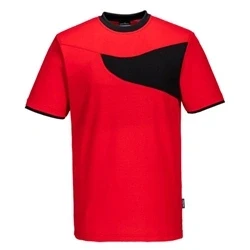 Image of PW2 Polo Shirt Short Sleeve (Red &amp; Black) Large