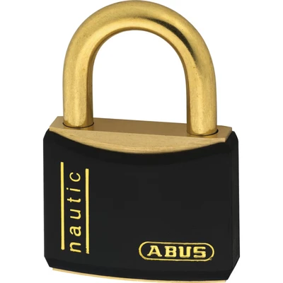 Image of Abus T84MB/40KA Lock off Black Brass Key Padlock 40mm
