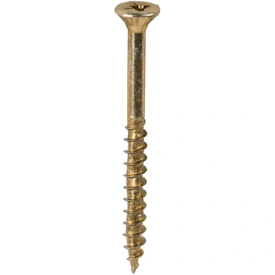 Image of 2x TIMCO Velocity Premium Multiuse Screws Pz Double Countersunk Yellow 60070VY Pack of 200