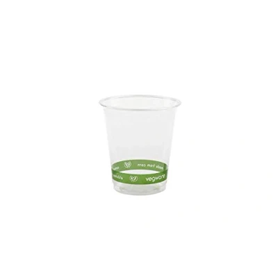 Image of Vegware R200 VW slim PLA cold cup, 7 oz. (Pack of 1000)