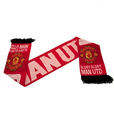 Image of Manchester United Glory Scarf Multi Colour, One Size