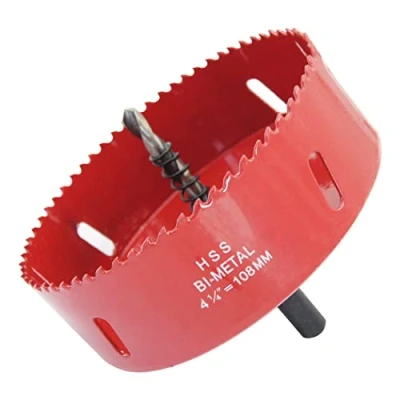 Image of 108mm Hole Saw LAIWEI Cutter,For Drilling Wood, Aluminum Profiles,PVC and Other Materials(4 1/4&quot; 108mm)