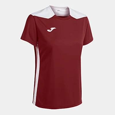 Image of Joma Championship Vi T Shirt Women Burgundy White