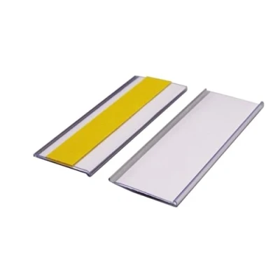 Image of Self Adhesive Ticket Holder, Identify Locations, Products, Shelving And Racking, Perfect For Office, Store, Garage Industrial Environment, H. 38Mm X W.100mm Pack of 1