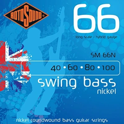 Image of Rotosound SM66N Nickel Hybrid Gauge Roundwound Bass Strings (40 60 80 100)