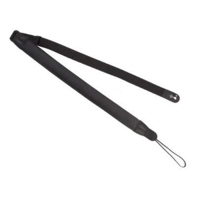 Image of Neotech 8221182 Slimline Strap, Acoustic End Pin Jack, Long, Black Leather