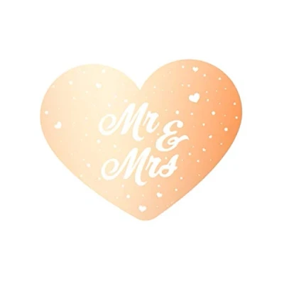 Image of Folat 21423 Wedding Rose Gold Door Sign, Multi Colors
