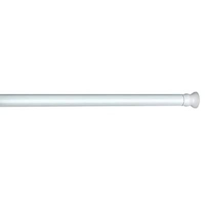 Image of Wenko 19206100 Telescopic shower rail extra strong. Ø 2,8 cm, Metal Aluminium, White