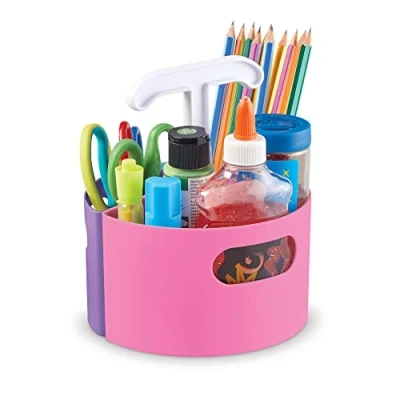 Image of Learning Resources Create a Space Storage Mini Centre (Pastel) Classroom Craft Keeper, Maker Space, Small Storage, Teacher Organiser, Home Office 4 Piece Set