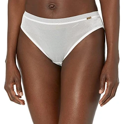 Image of Gossard Women&#039;s Glossies Brief Underwear, White, XL