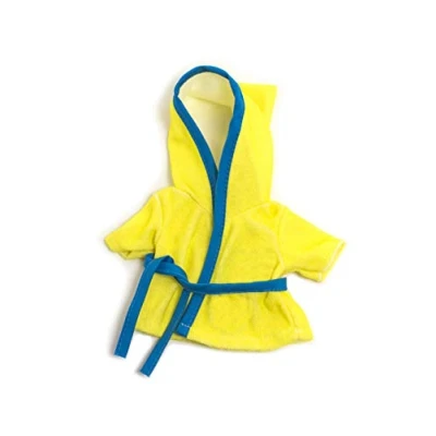 Image of MINILAND ALBORNOZ 21CM Bathrobe for 21 cms Dolls 31675, Solid, Yellow