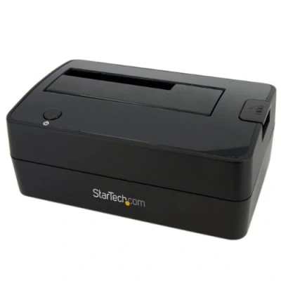 Image of StarTech.com Single Bay USB 3.0 to SATA Hard Drive Docking Station, (5 Gbps) Dock, External 2.5/3.5&quot; I/II/III HDD/SSD Top Loading (SATDOCKU3S)