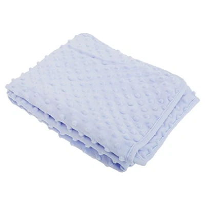 Image of Baby Boys/Girls Bobble Texture Blanket (75cm x 90cm) (Blue)