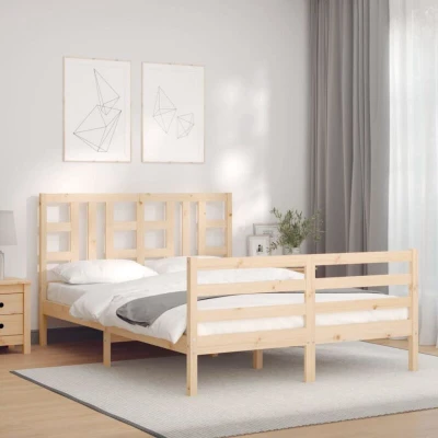 Image of vidaXL Bed Frame without Mattress 160x200 cm Solid Wood
