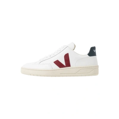 Image of Veja V 12 Trainers, Women&#039;s, Size: 5, Extra white/marsala/nautico Leather