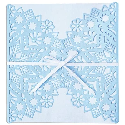 Image of Sizzix Thinlits Die Snowflake Wrap by Lisa Jones, 665344, Multicolor, One Size