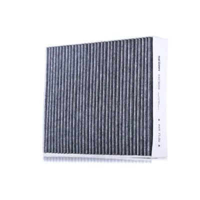 Image of 99157362300, 9P1819631 Pollen Filter PURFLUX AHC373 Activated Carbon 248mm 197mm 40mm BMW: 1 Hatchback, 3 Saloon, Touring