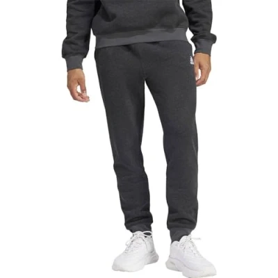 Image of adidas Men&#039;s Seasonal Essentials Mélange Pants, Black Melange, M