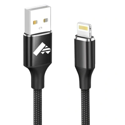 Image of Aioneus iPhone Charger Cable 1M MFi Certified Lightning to USB Nylon Braided Lead Fast Charging for 14 13 12 11 Pro Max Xs Xr X 8 7 6S 6 Plus 5S SE, iPad