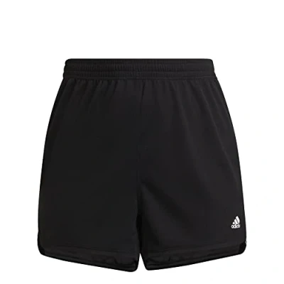 Image of adidas Performance Pacer Sknit Sports shorts, Women&#039;s, Size: 20 22, Black/white