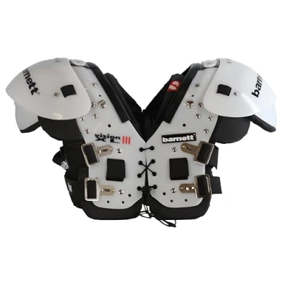 Image of Barnett VISION III Football Shoulder Pad, FB LB TE OL DL, Size 2XL