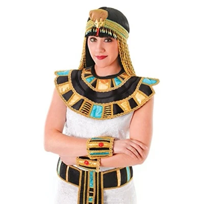 Image of Bristol Novelty BA1060 Egyptian Collar For Women Gold, One Size