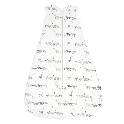 Image of aden + anais Baby Sleeping Bag, 100% Cotton, Wearable Swaddle Blanket for Girls &amp; Boys, Breathable perfect winter, TOG Rating 2.5, Rising Star 0 6 Months