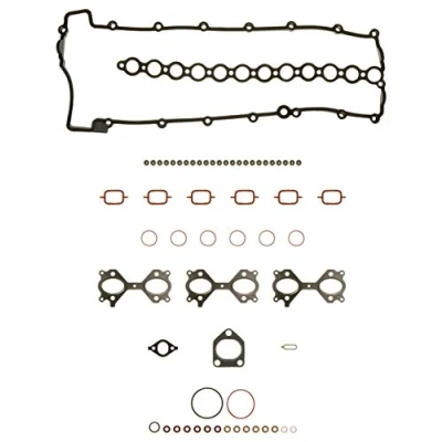 Image of 11122248985, LDY000010 Gasket Set, cylinder head AJUSA 53012800 without gasket, with valve stem seals BMW: 5 Saloon, X5