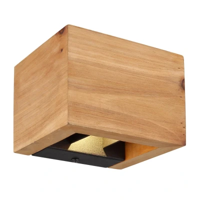 Image of Alina Up &amp; Down Wall Lamp Dark Brown LED 3000K