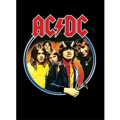 Image of AC/DC Group Framed 30 x 40cm Print, MDF, Multi Colour, 42 32 2.4 cm