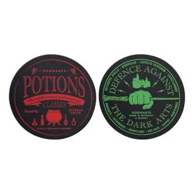 Image of Harry Potter Set Of 2 Ceramic Coasters Potions Accessories