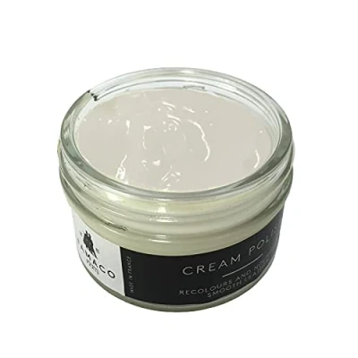 Image of Famaco unisex adult Cream Shoe Treatments and Polishes, Ivory Neutral, 50.00 ml