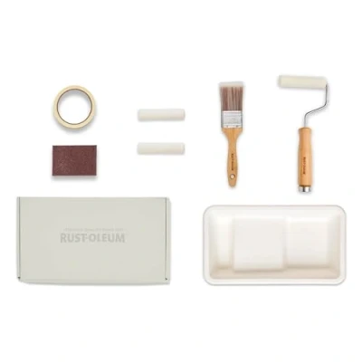 Image of Rust Oleum Ready to Roll Eco Paint Kit (Small) Chalky Furniture Delicate Greys