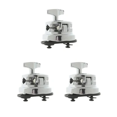 Image of 3 set Zinc Alloy Drum Holder Base Plate Rack Clamp Tom Mount Bracket