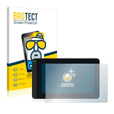 Image of brotect Screen Protector Anti Glare compatible with Huion Kamvas 12 Matte, Fingerprint Protection Film